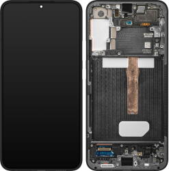 Samsung Piese si componente Display - Touchscreen Samsung Galaxy S22+ 5G S906, Cu Rama, Gri, Service Pack GH82-27500E (GH82-27501E)