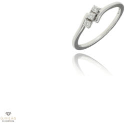 Gyűrű Bibigi fehér arany gyűrű 52-es méret - ANS4299B03
