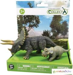 CollectA - Triceratops Család Díszdobozban