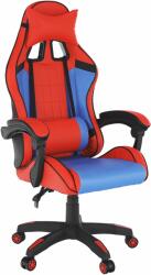 TEMPO KONDELA Irodai/gamer szék, kék/piros, SPIDEX
