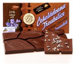 Čokoládovna Troubelice Ciocolată Troubelice Lavender 75%, 45g