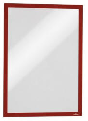 Durable Infókeret A3, 5 db/csomag, Durable Duraframe® Magnetic piros (486803) - iroszer24