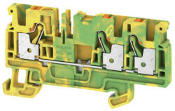 Weidmüller 2051410000 A3C 4 PE Földelő sorkapcsok, PUSH IN, 4 mm2; , zöld / sárga (2051410000)