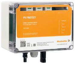 Weidmüller VPUM1I1SXFXV1O1TXPX10 PV PROTECT Összekötő doboz, 1 MPP, 1 bemenet / 1 kimenet MPP-nként, túlfeszültség-védelem I/II, WM4C, IP67, 1000V ( WEIDMÜLLER 2764140000 ) (2764140000)