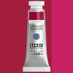 Lefranc Bourgeois L&B Linel extra fine gouache festék, 14 ml - 437, primary red