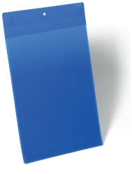 Durable Mágneses dokumentum tároló zseb A4, álló, 10 db/csomag, Durable Neodym, kék (174707) - iroszer24