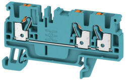  Weidmüller 1521780000 A3C 2.5 BL Átvezető sorkapocs, PUSH IN, 2.5 mm2; , 800 V, 24 A, Kék (1521780000)