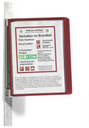Durable Bemutatótábla tartó, Durable Vario® Magnet Wall 5, piros (591403) - iroszer24