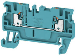 Weidmüller 1552820000 A2C 1.5 BL Átvezető sorkapocs, PUSH IN, 1.5 mm2; , 500 V, 17.5 A, Kék (1552820000)