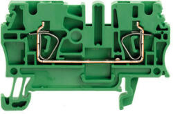  Weidmüller 1683280000 ZDU 2.5 GN Átvezető sorkapocs, Húzórugós csatlakozás, 2.5 mm2; , 800 V, 24 A, Zöld ( WEIDMÜLLER 1683280000 ) (1683280000)
