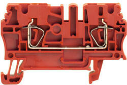  Weidmüller 1683260000 ZDU 2.5 RT Átvezető sorkapocs, Húzórugós csatlakozás, 2.5 mm2; , 800 V, 24 A, Piros ( WEIDMÜLLER 1683260000 ) (1683260000)
