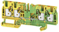  Weidmüller 2051560000 A4C 4 PE Földelő sorkapcsok, PUSH IN, 4 mm2; , zöld / sárga (2051560000)