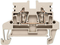 Weidmüller 1933700000 ZDU 2.5N Átvezető sorkapocs, Húzórugós csatlakozás, 2.5 mm2; , 800 V, 24 A, Sötétbézs ( WEIDMÜLLER 1933700000 ) (1933700000)