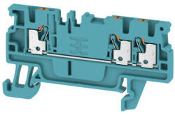  Weidmüller 1552770000 A3C 1.5 BL Átvezető sorkapocs, PUSH IN, 1.5 mm2; , 500 V, 17.5 A, Kék (1552770000)
