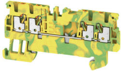 Weidmüller 1552660000 A4C 1.5 PE Földelő sorkapcsok, PUSH IN, 1.5 mm2; , zöld / sárga (1552660000)