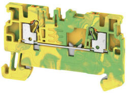 Weidmüller 1552680000 A2C 1.5 PE Földelő sorkapcsok, PUSH IN, 1.5 mm2; , zöld / sárga (1552680000)