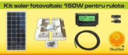 ITechSol Kit solar fotovoltaic 150W pentru rulota (KIT150W12VRUL)