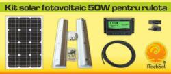 ITechSol Kit solar fotovoltaic 50W pentru rulota (KIT50W12VRUL)