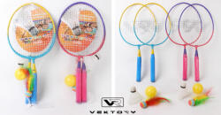 Vektory Sport Set badminton pentru copii cu 3 mingi - VEKTORY SPORT (730141)