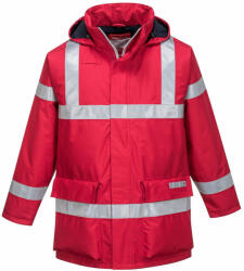 Portwest S785 Bizflame antisztatikus lángálló esőkabát piros színben (S785RERM)