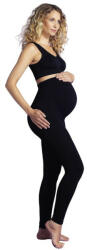 Carriwell Pocakra húzható kismama leggings - Fekete (M méret) - pindurka