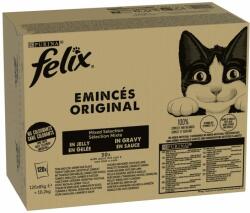 FELIX 120x85g Felix Classic tasakos hús- & halválogatás nedves macskatáp