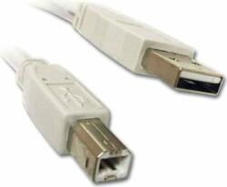 Roline S3105-100 USB 2.0 A-B összekötő kábel 4.5m - Bézs (S3105-100)