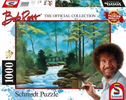 Schmidt Spiele 1000 db-os puzzle - Remote Bridge, Bob Ross (57536) (57536)