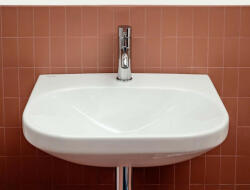 Laufen Lua kerámia mosdó 55x46 cm egy csaplyukkal, túlfolyó nélkül, LCC bevonattal, fehér H8110814001561 (H8110814001561)