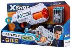  X-Shot Excel Reflex 6 lövetű szivacslövő fegyver, célpont dobozzal (FO-XSH36433)