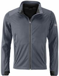 James & Nicholson (Daiber) Férfi sportos softshell kabát JN1126 - Titán / fekete | XL (1-JN1126-1745864)