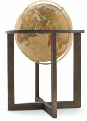 Tecnodidattica Földgömb CROSS Antique 50 cm - duo, kőrisfa talp, fém meridián
