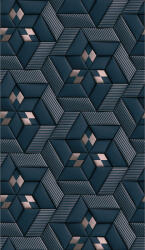 AA Design Fototapet cu model abstract albastru efect 3D The Wall (391783)