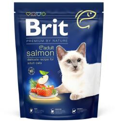 Brit 6x300g Brit Premium by Nature Cat Adult Salmon hrana uscata pisici cu somon