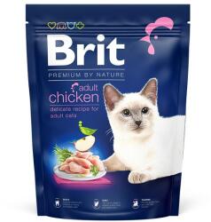Brit 6x300g Brit Premium by Nature Cat Adult Chicken hrana uscata pisici cu pui si ierburi