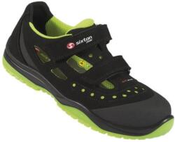 Sixton Peak MENEITO S1P ESD munkavédelmi szandál zöld talp 35-48-ig (91355)