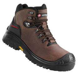 Sixton Peak STELVIO_BROWN S3 HRO HI Bőr munkavédelmi bakancs VIBRAM talp 38-48-ig (80087)