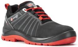 Sixton Peak AGILE S3 ESD Bőr munkavédelmi félcipő - piros reflex 36-48-ig (10267-03L)