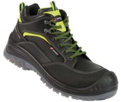 Sixton Peak MONTAUK S3 Bőr munkavédelmi bakancs hv zöld reflex 38-48-ig (81154-11L)