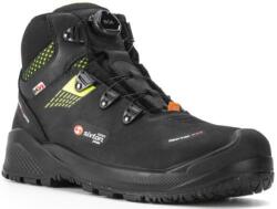 Sixton Peak FORZA HIGH BOA S7S FO HI *CI SC HRO SR ESD Bőr munkavédelmi bakancs zöld reflex D3O tech HDry VIBRAM talp 36-48-ig (45477)