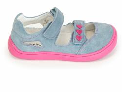 Protetika sandale pentru fete Barefoot TERY JEANS, Protetika, albastru deschis - 21