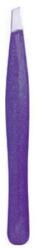 Titania Pensetă teșită, oțel inoxidabil, 9, 2 cm, violet lucios, pachet blister - Titania