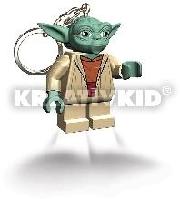 Iq Iq: Lego Star Wars Yoda világító kulcstartó (LGL-KE11)
