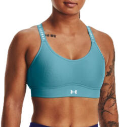 Under Armour Bustiera Under Armour UA Infinity Mid Covered-BLU 1363353-433 Marime L (1363353-433) - top4fitness