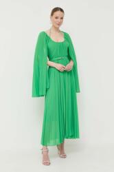 Beatrice .b selyemkeverékes ruha zöld, maxi, harang alakú - zöld 34