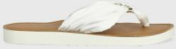 Tommy Hilfiger flip-flop TH ELEVATED BEACH SANDAL bézs, női, lapos talpú, FW0FW06985 - fehér Női 37