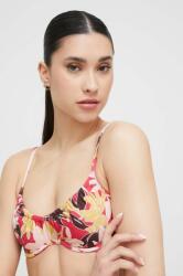 Abercrombie & Fitch bikini felső rózsaszín, puha kosaras - rózsaszín S - answear - 13 990 Ft