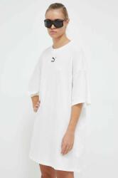 PUMA pamut ruha fehér, mini, oversize - bézs S