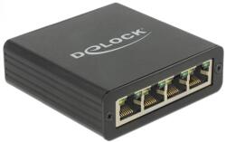 DELOCK USB 3.0 LAN Adapter 4 x 1Gbps negru (62966)