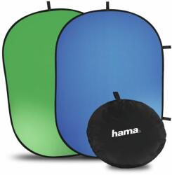 Hama 2in1 összecsukható háttér zöld/kék, 150 x 200cm (21570) (21570)